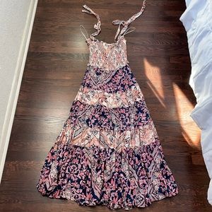 Abel the Label spaghetti strap maxi dress M